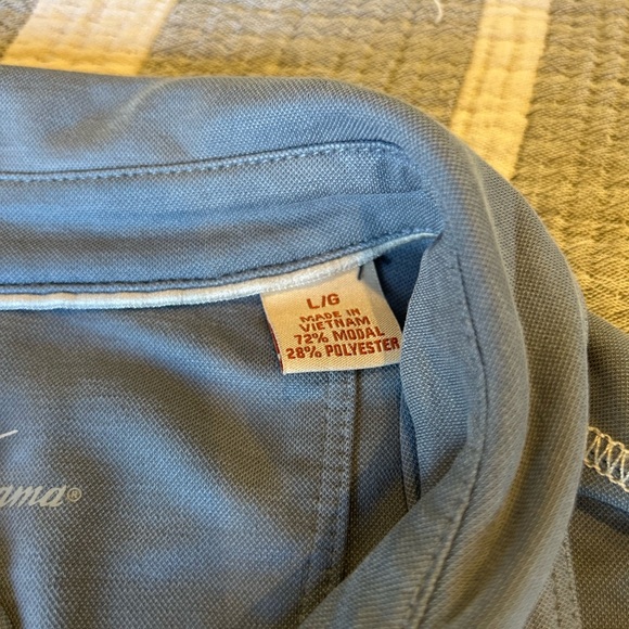 Tommy Bahama Gray Polo Shirt with Classic Collar and Heathered Texture - Picture 3 of 4